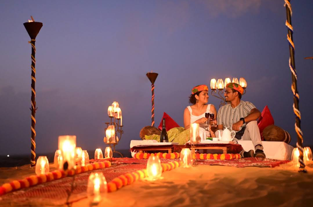 candle-light-dinner-jaisalmer